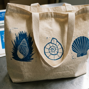 Diseña tu propia Tote Bag de autor con Linograbado: Arte, Vino y Queso